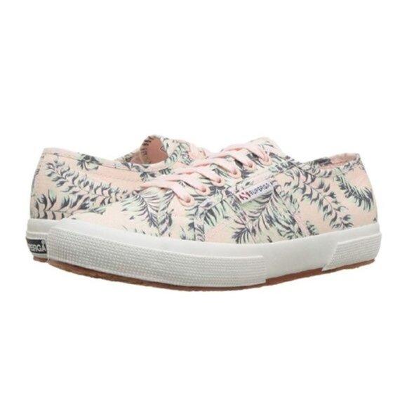 Superga Pink Botanical Fantasy Cotu Sneaker - Picture 1 of 5